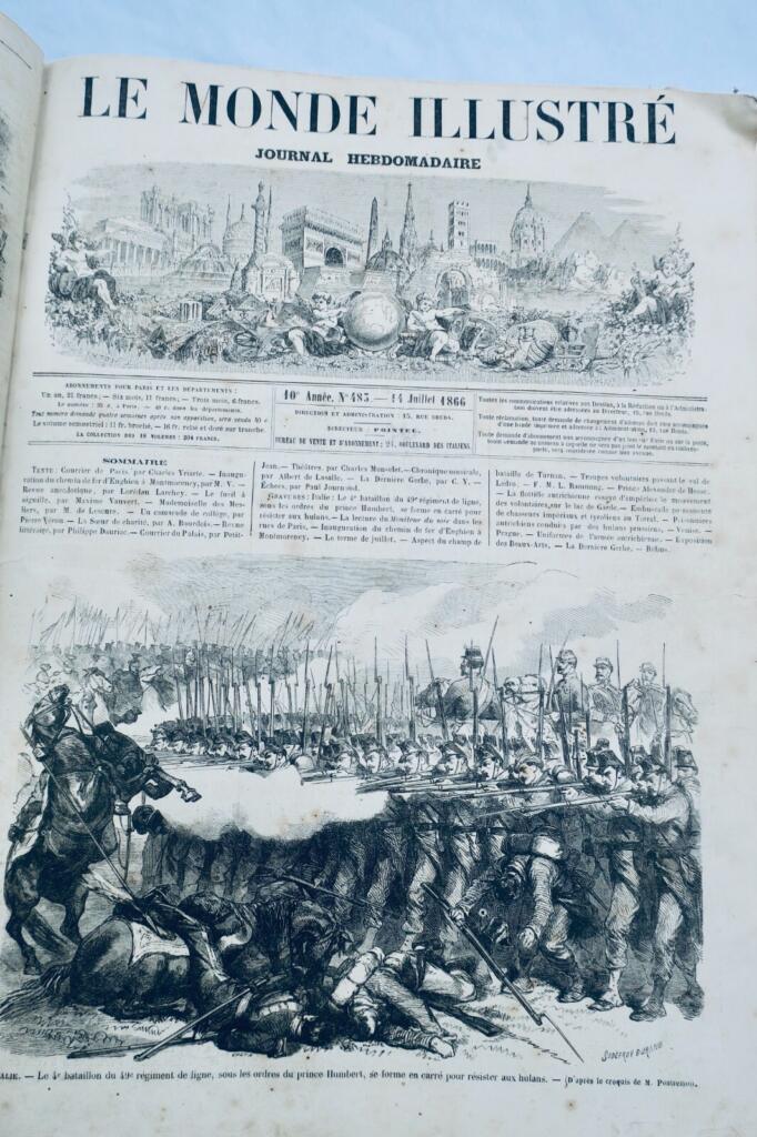 Die illustrierte Welt, Wochenzeitung 1866-67