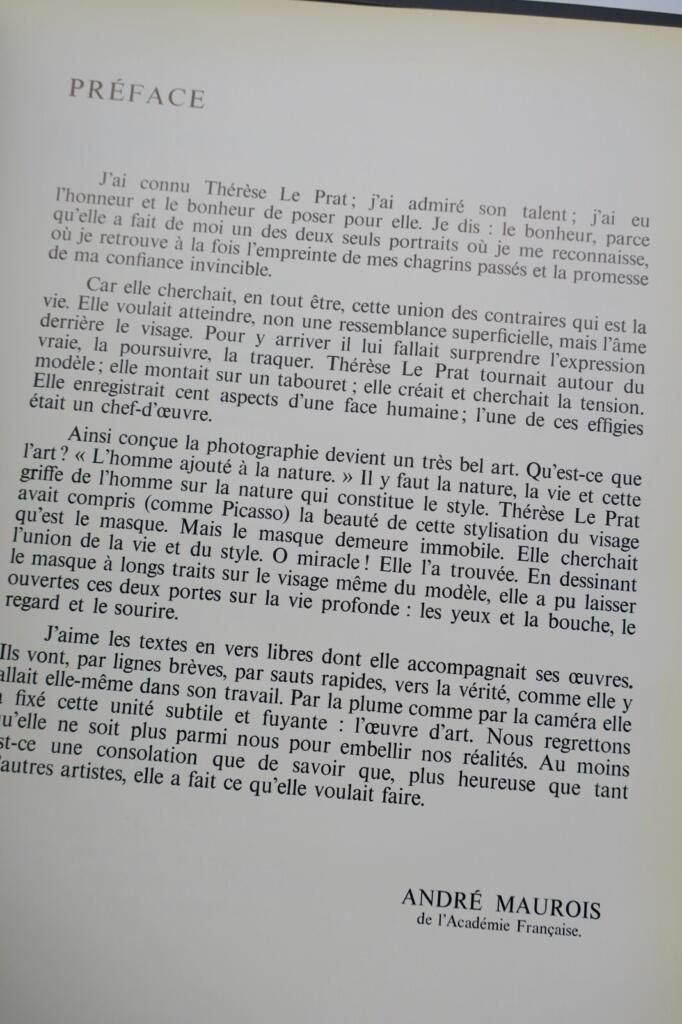 LE PRAT (Thérèse). STERN (Philippe). En votre gravité Visages