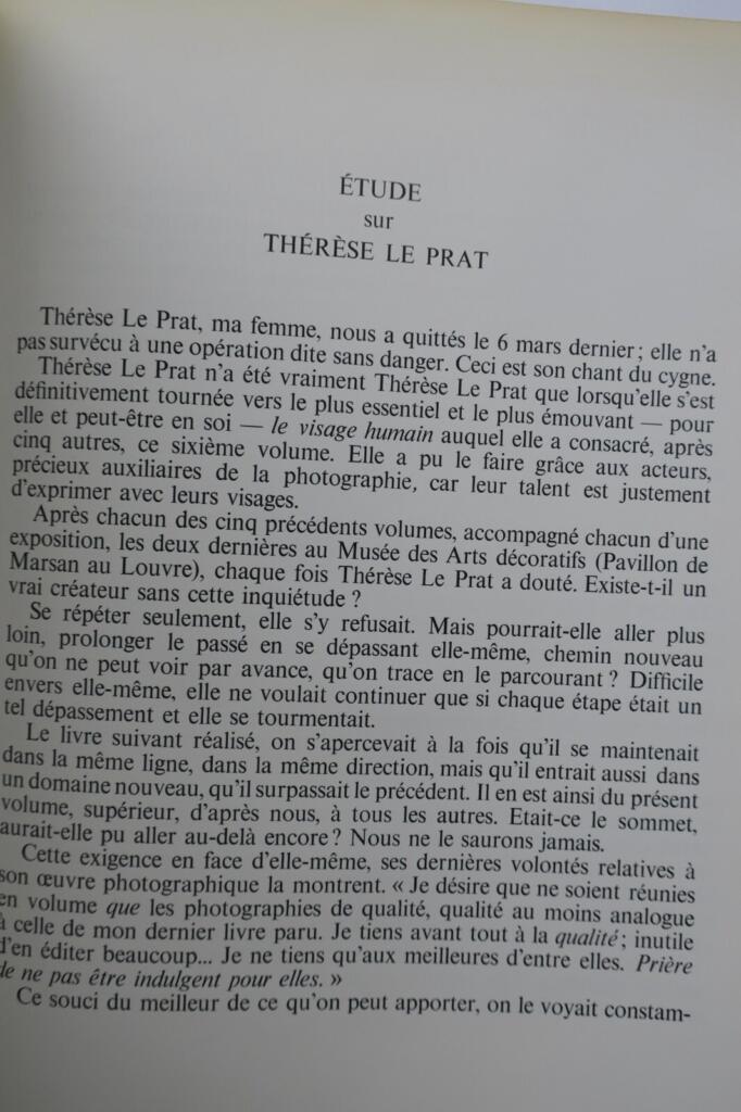 LE PRAT (Thérèse). STERN (Philippe). En votre gravité Visages
