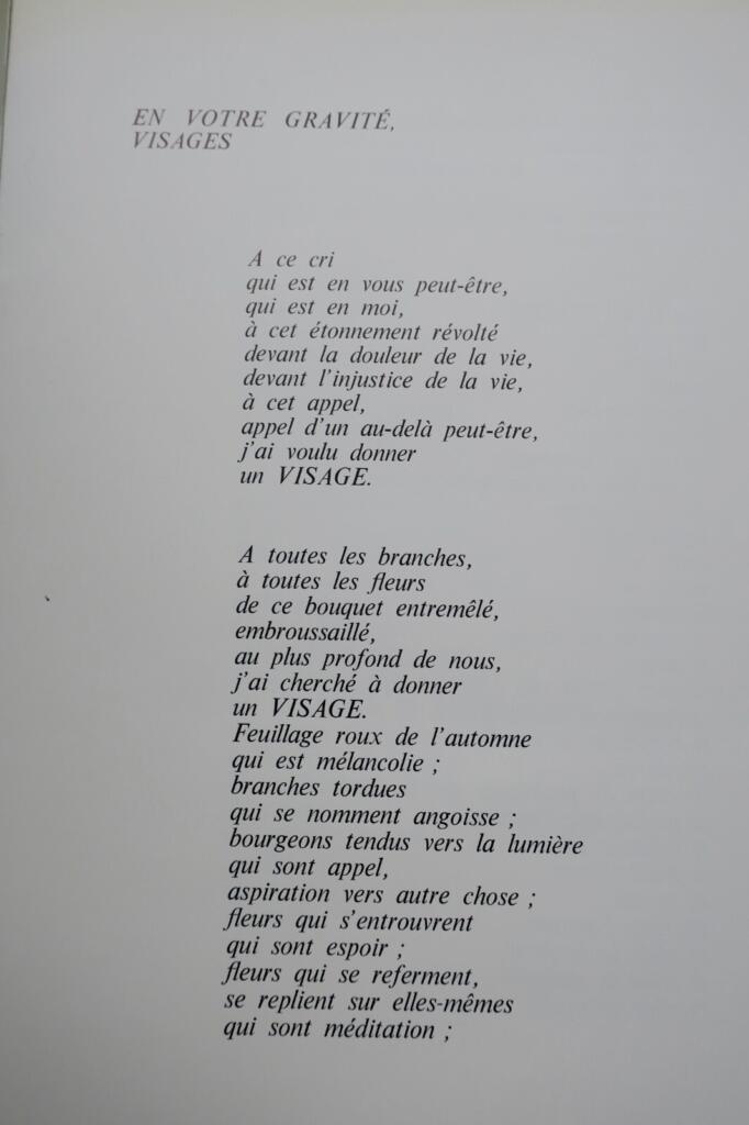 LE PRAT (Thérèse). STERN (Philippe). En votre gravité Visages