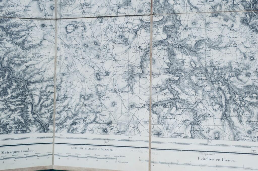 LE PUY Generalstabskarte von Dumaine