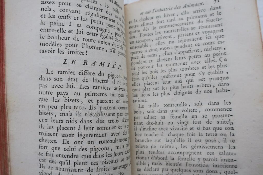 Leçons d’histoire naturelle sur les moeurs et sur l’industrie des animaux 1799