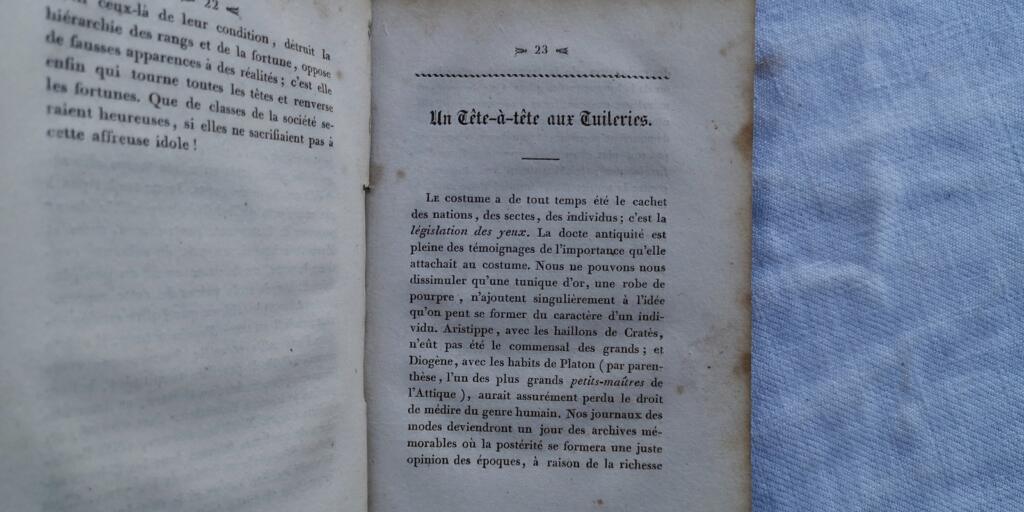 Moralische und satirische Reflexion