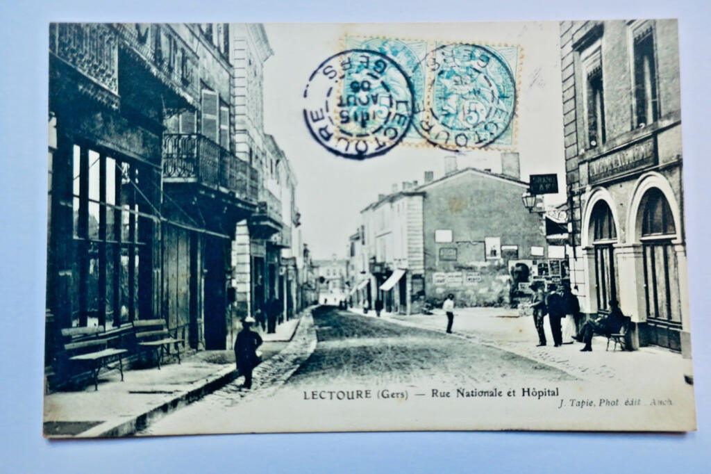 lectoure rue nationale et l&rsquo;Hopital Gers 32