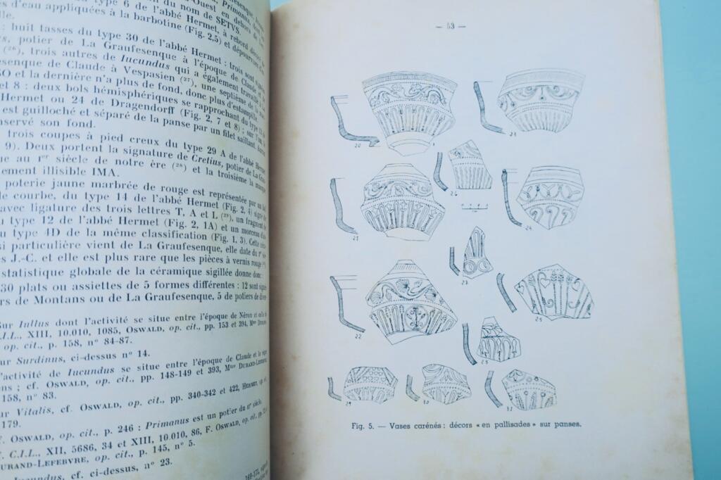 Lectoure Tauroboles, lampes romaines et céramiques romaines GERS
