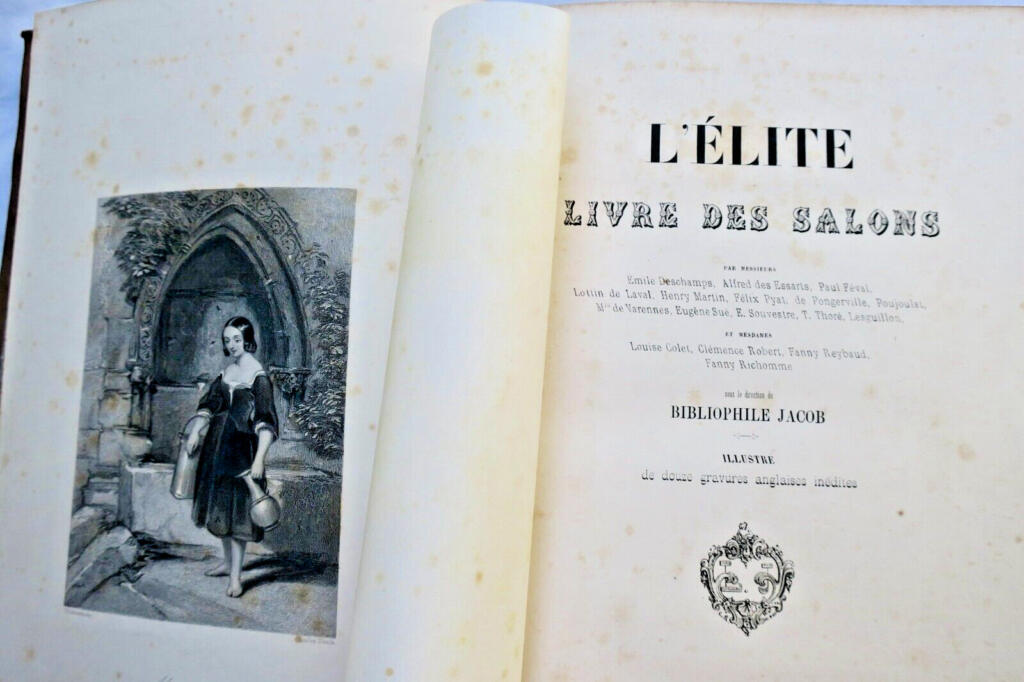 Elite Book of Jacob Paul Lacroix Salons