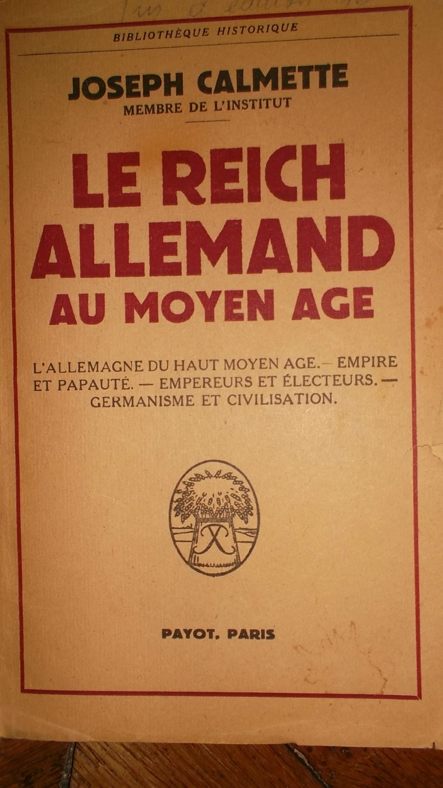 The German Empire in the Middle Ages 1951 Calmette