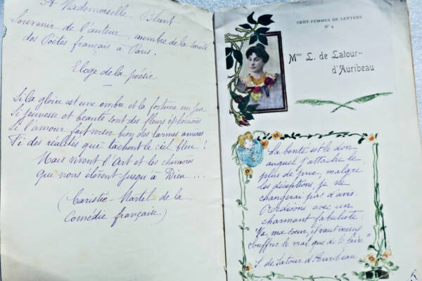Léonides de Latour d'Auribeau fleurs et brindilles