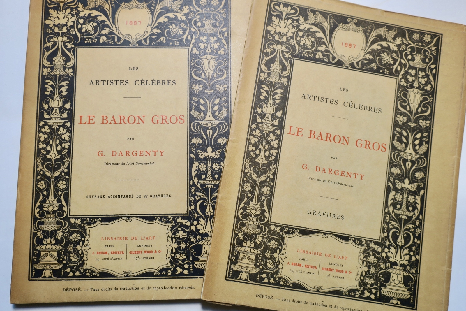Berühmte Künstler: Baron Gros<span class="lla-card-orig-wrap"><span class="lla-card-orig">❦ LES ARTISTES CELEBRES : LE BARON GROS / Japon nté</span></span> - La Librairie Antique