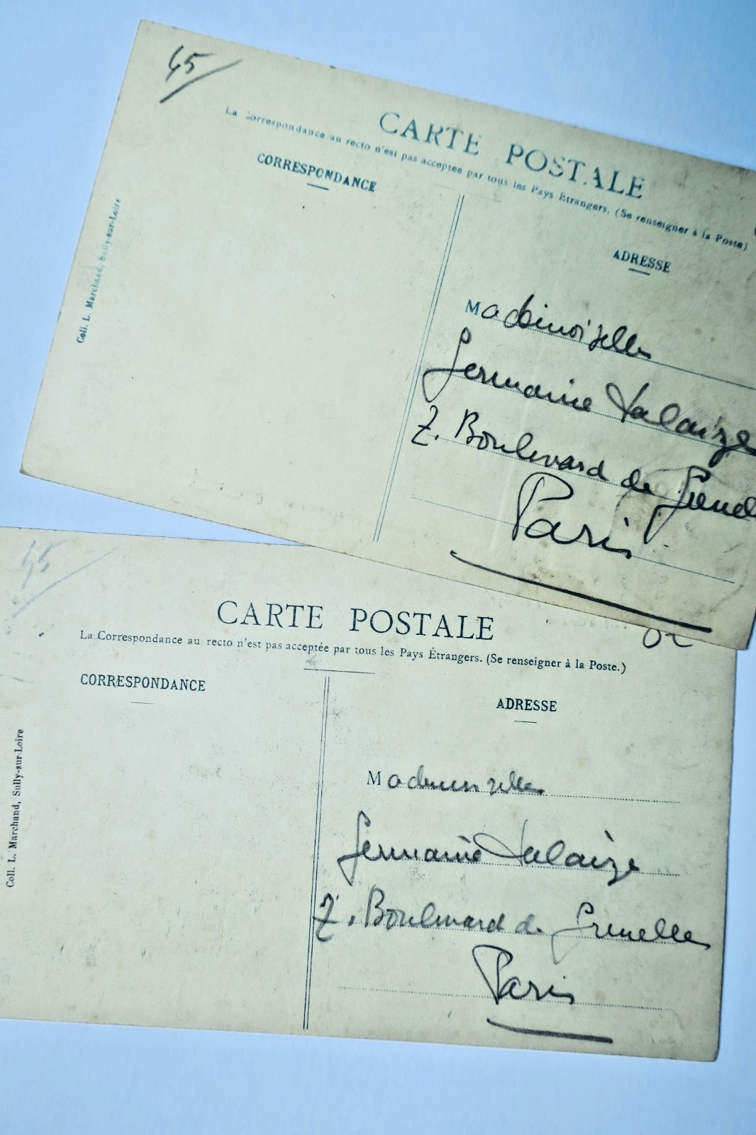 Les Bordes 45 rendez-vous de chasse à courre 2 CPA - La Librairie Antique