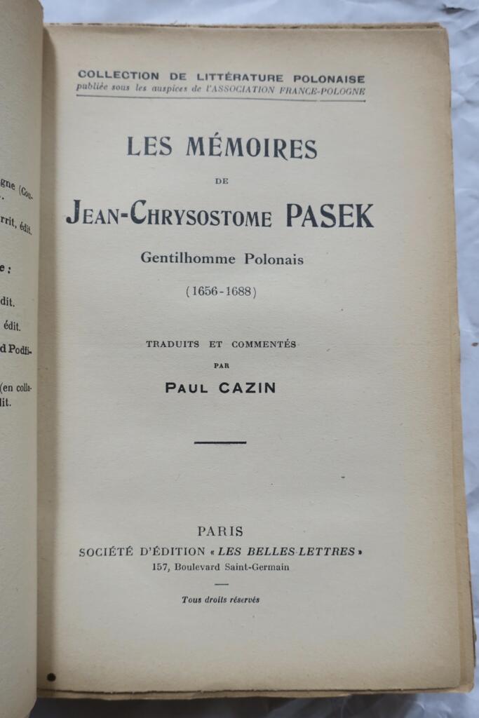 Memoirs of a Polish Nobleman