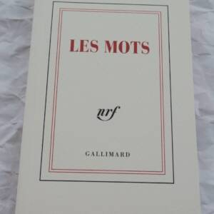 The Words NRF Gallimard 85 x 125 mm