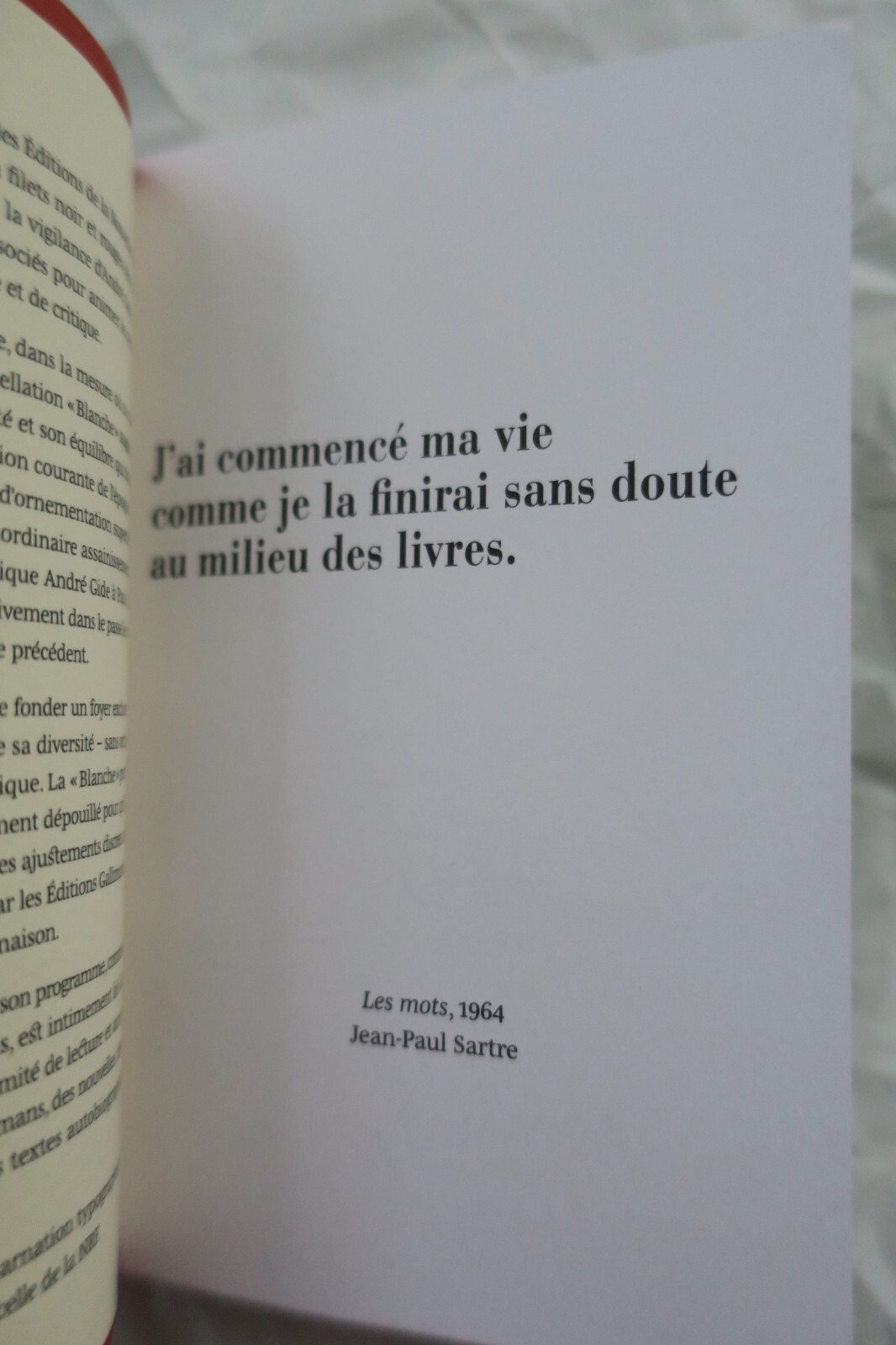 Les mots NRF Gallimard 85 x 125 mm. – Image 4