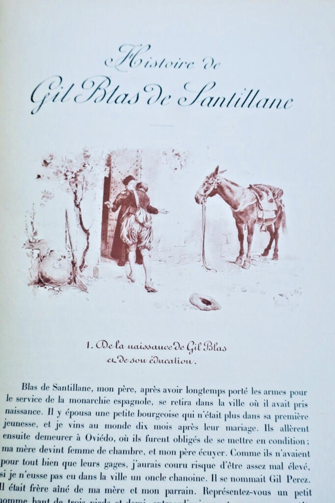 LESAGE Gil Blas de Santillane illustré par Leloir