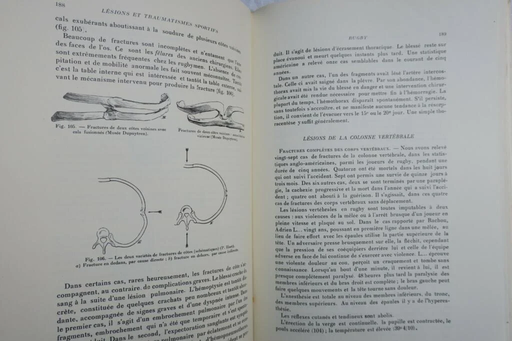 LESIONS ET TRAUMATISMES SPORTIFS 1938