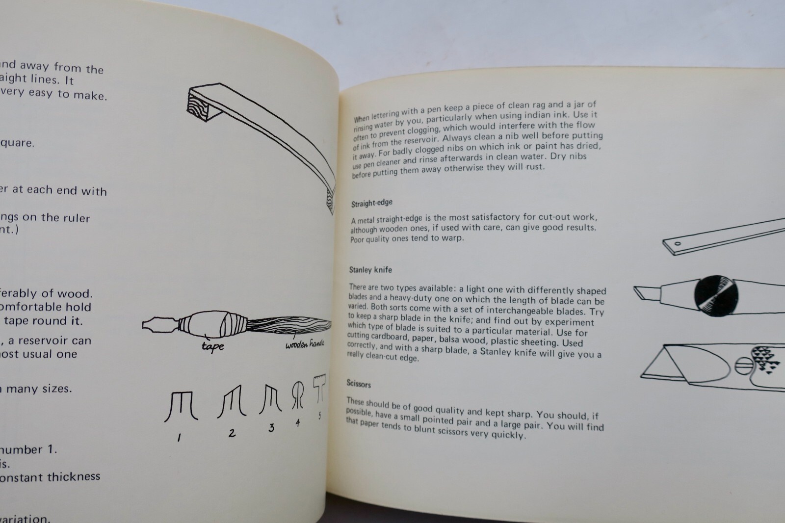 書体の基礎<span class="lla-card-orig-wrap"><span class="lla-card-orig">❦ Letter An Introduction to Lettering 1973</span></span> - La Librairie Antique