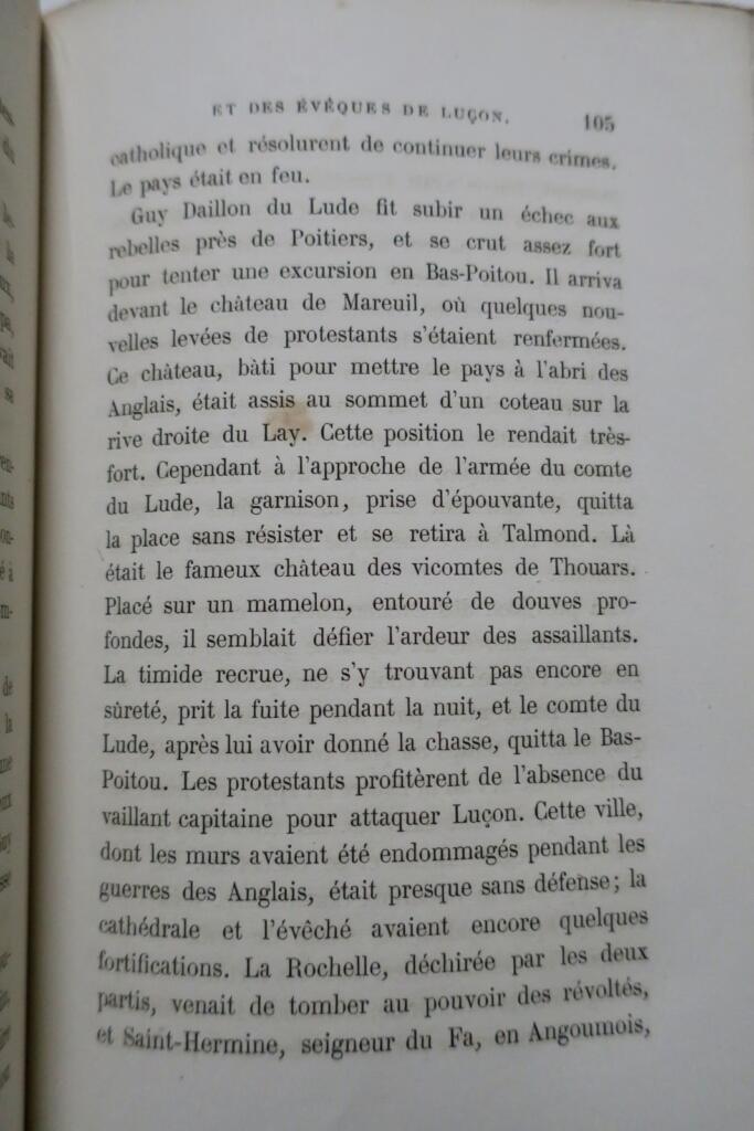 Monks and bishops of Luçon