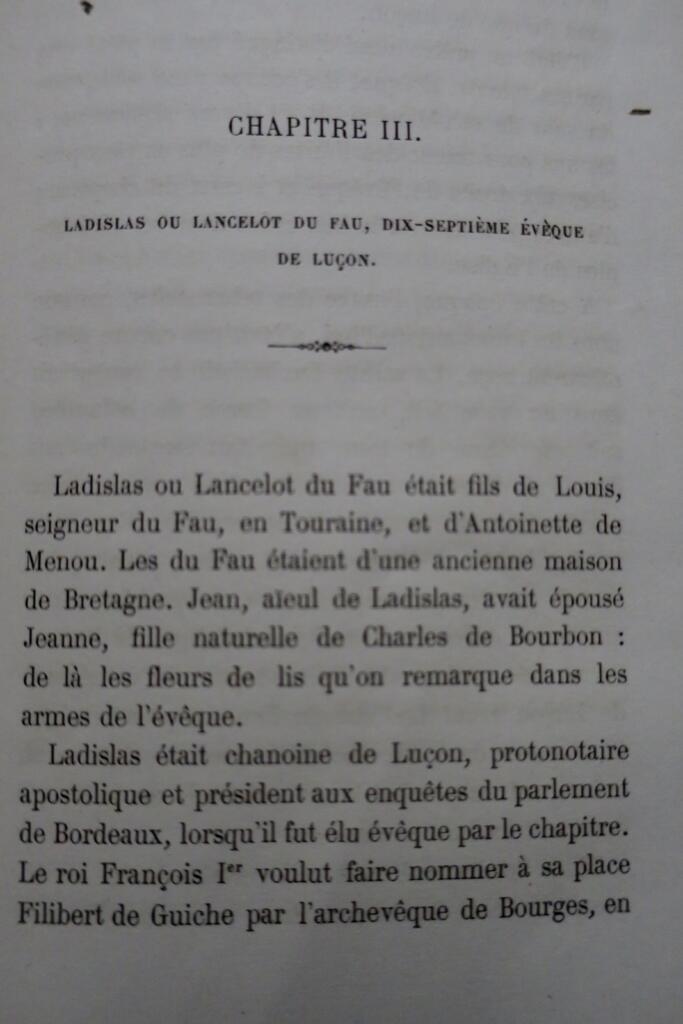 Monks and bishops of Luçon