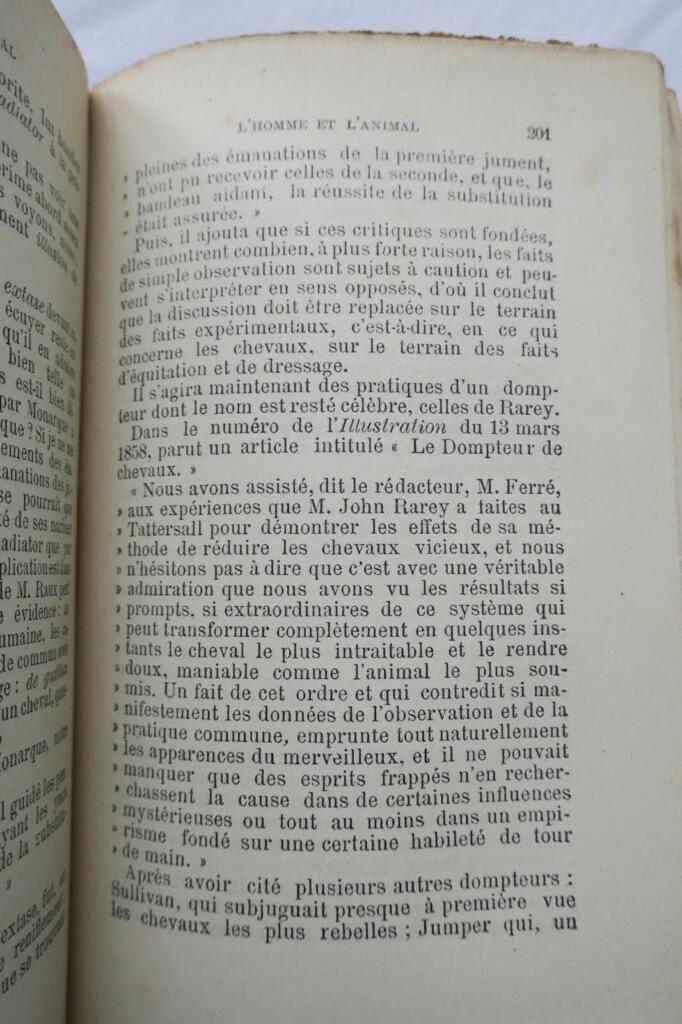 L’homme et l’animal devant la méthode expérimentale 1883