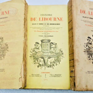 Libourne Histoire de Libourne , villes et bourgs de son arrondissement 1876