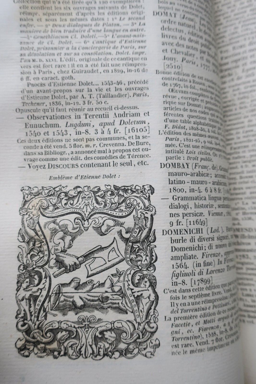 Brunet Bookseller's Manual and Book Lover's Guide 1842 – Image 9
