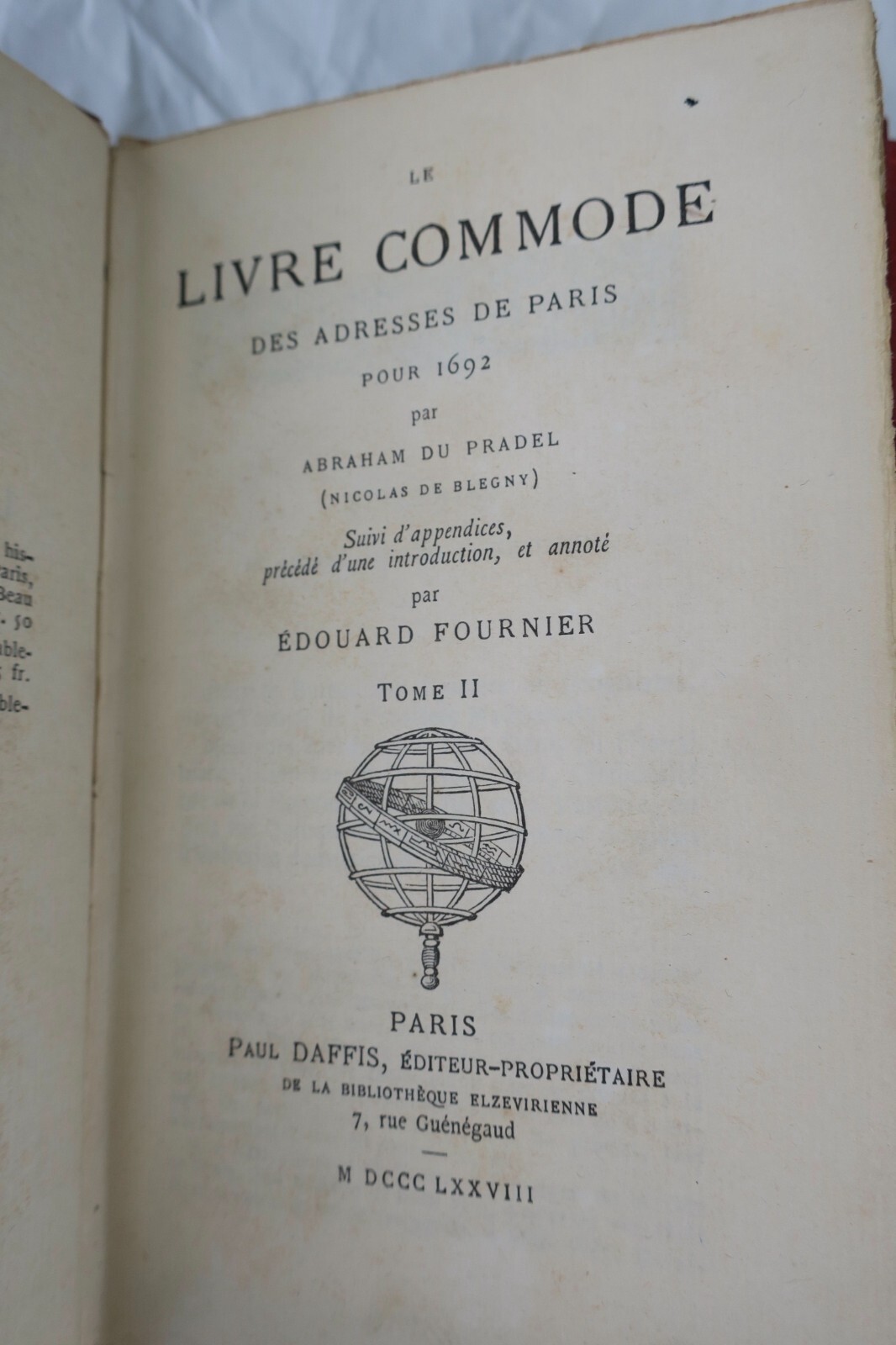 Libro De Direcciones De París Para 1692 – Image 3
