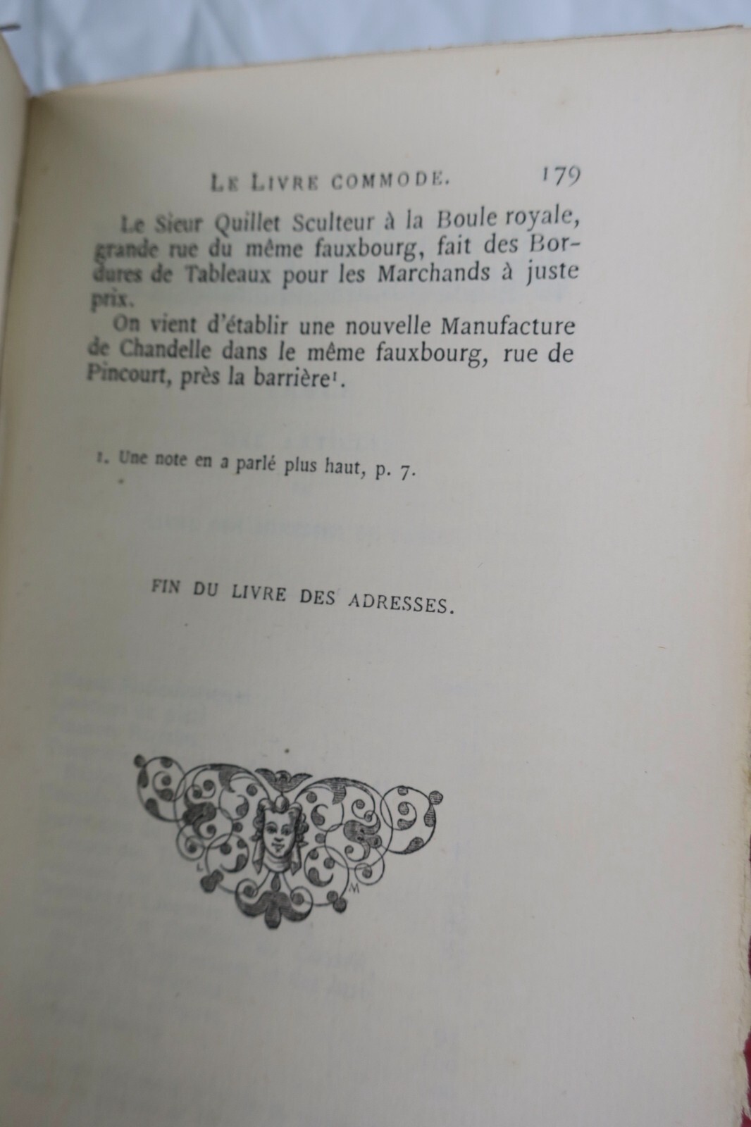 Libro De Direcciones De París Para 1692 – Image 4