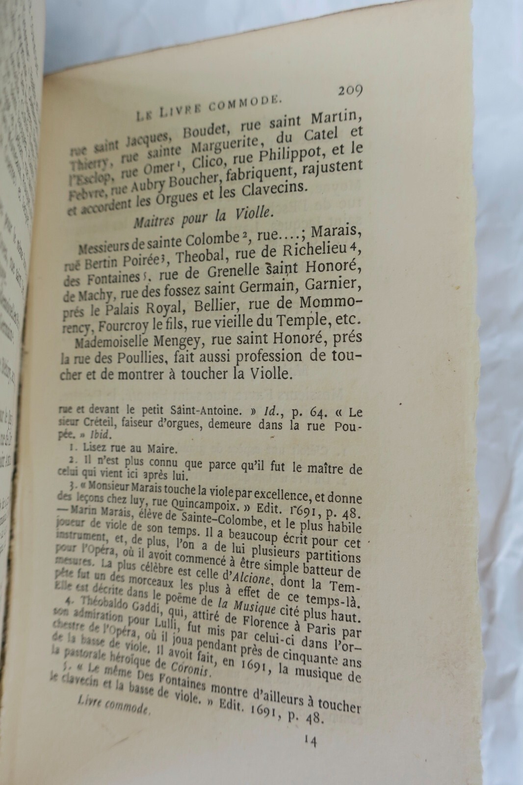Libro De Direcciones De París Para 1692 – Image 7