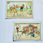 Liebigs Duell: 5 Chromolithografien