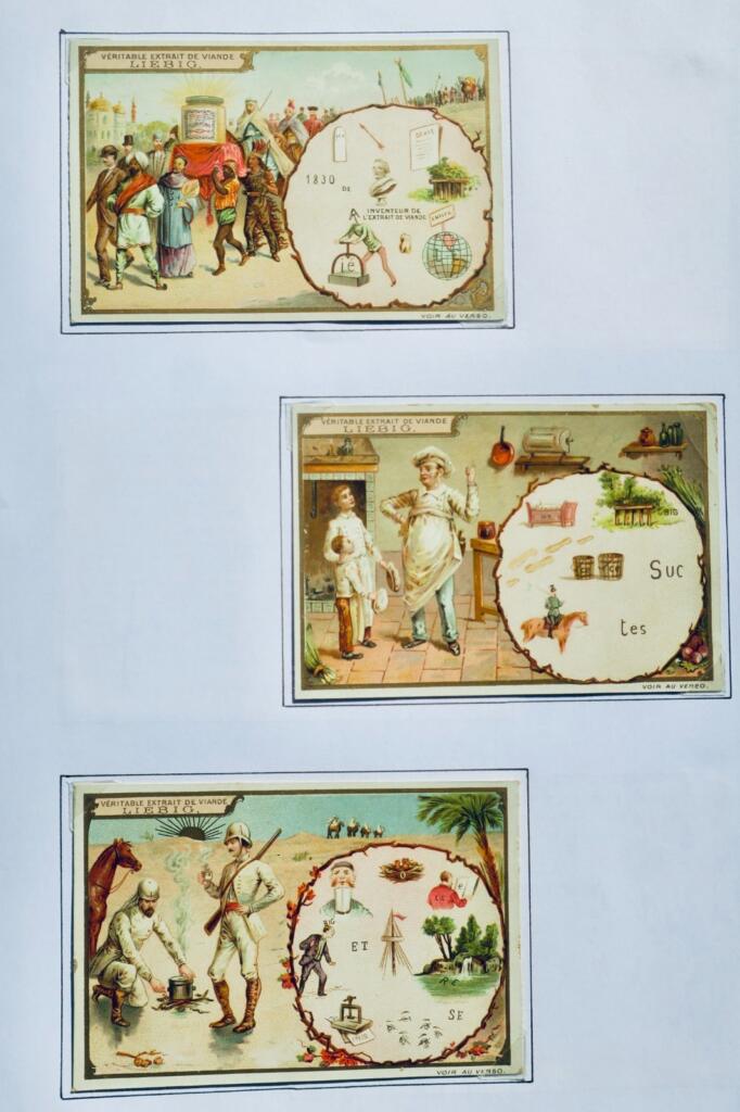 Liebig-Rätsel in 6 Chromos