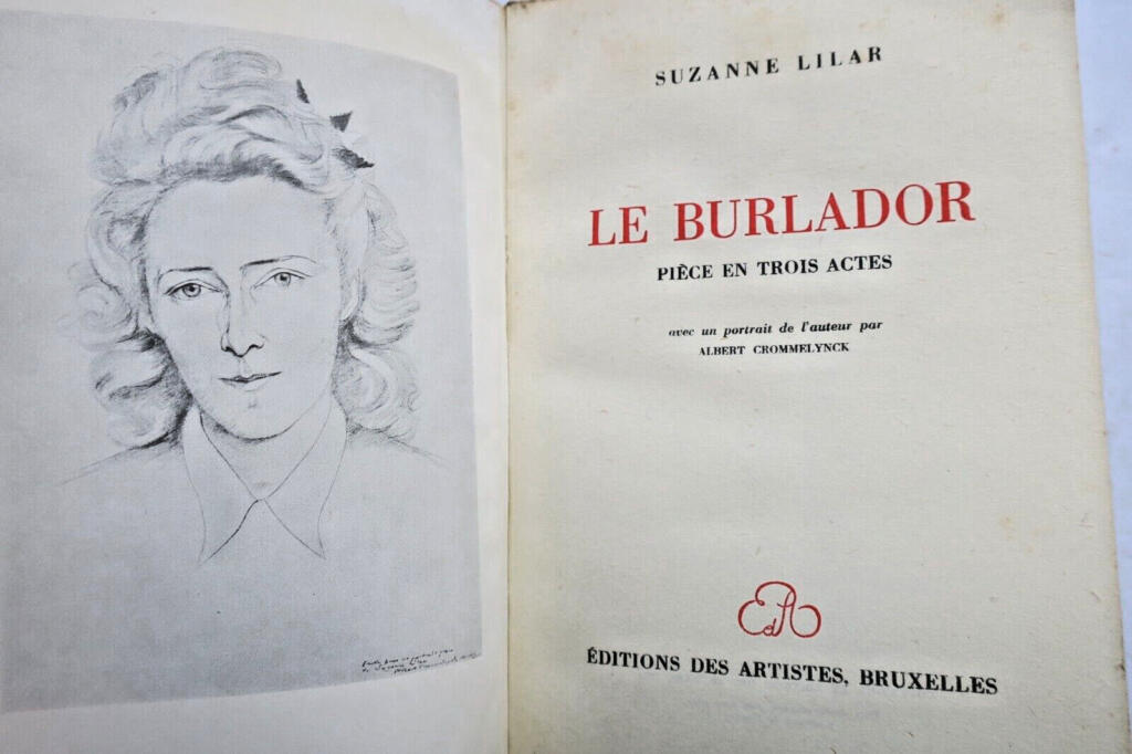 Lilar, Suzanne Le Burlador Editions des Artistes + dédicace