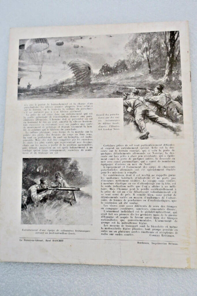 L'ILLUSTRATION N°5077 - Historische Zeitung aus besetztem Frankreich