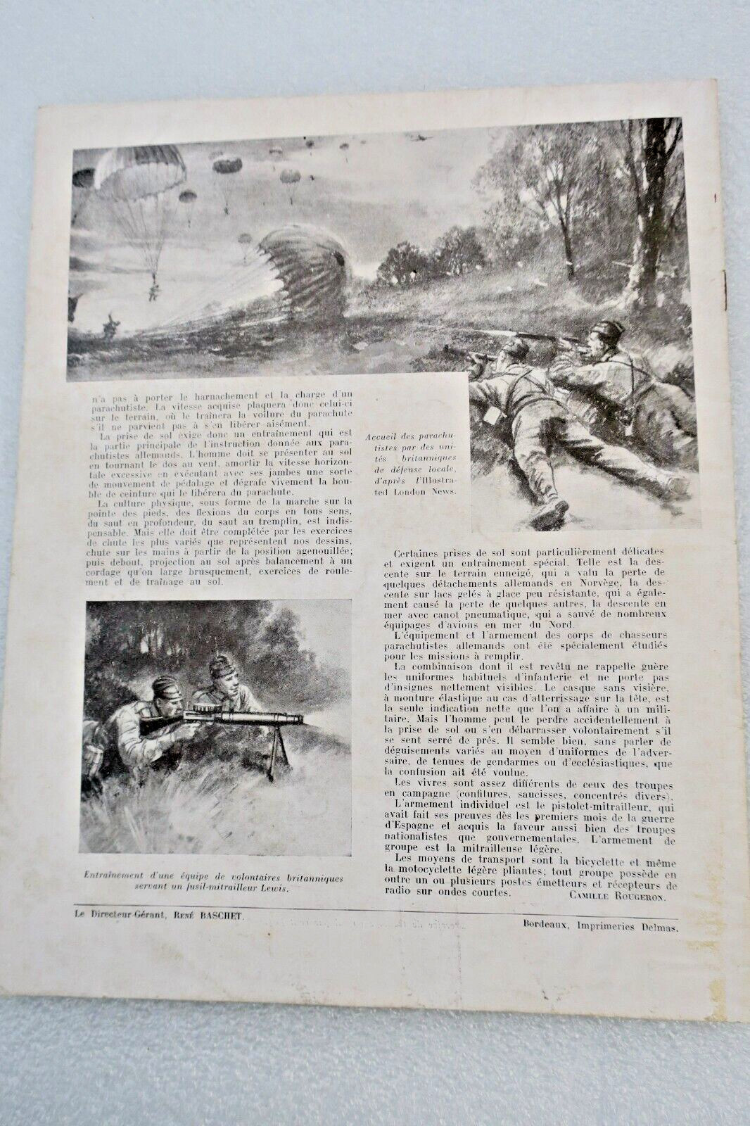 L'ILLUSTRATION. N°5077 - Edité à Bordeaux 22 juin 1940 - Image 3