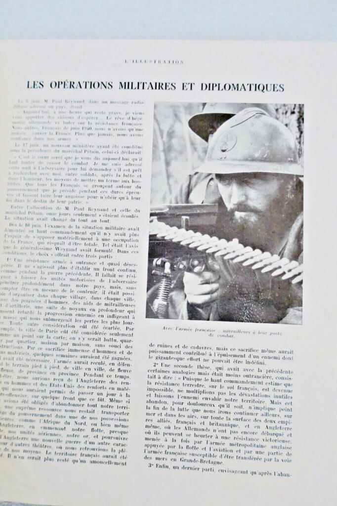 L'ILLUSTRATION N°5077 - Historische Zeitung aus besetztem Frankreich