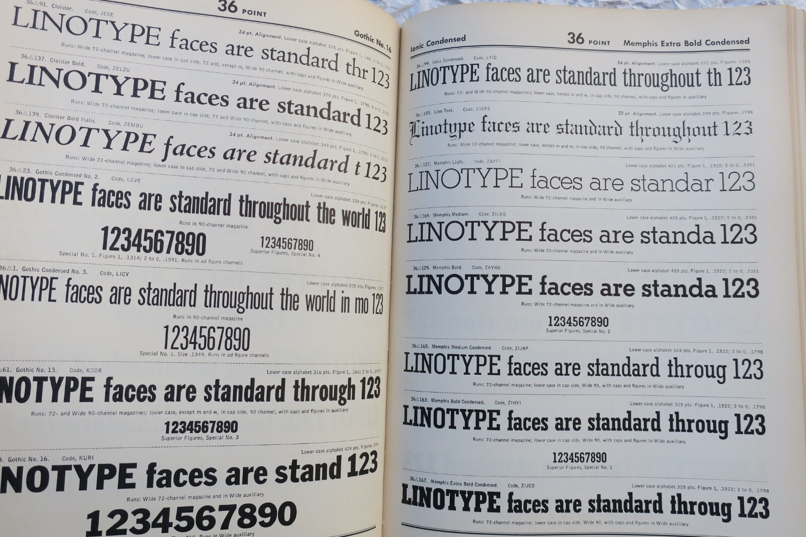 リンotype書体の一行見本 - Image 8