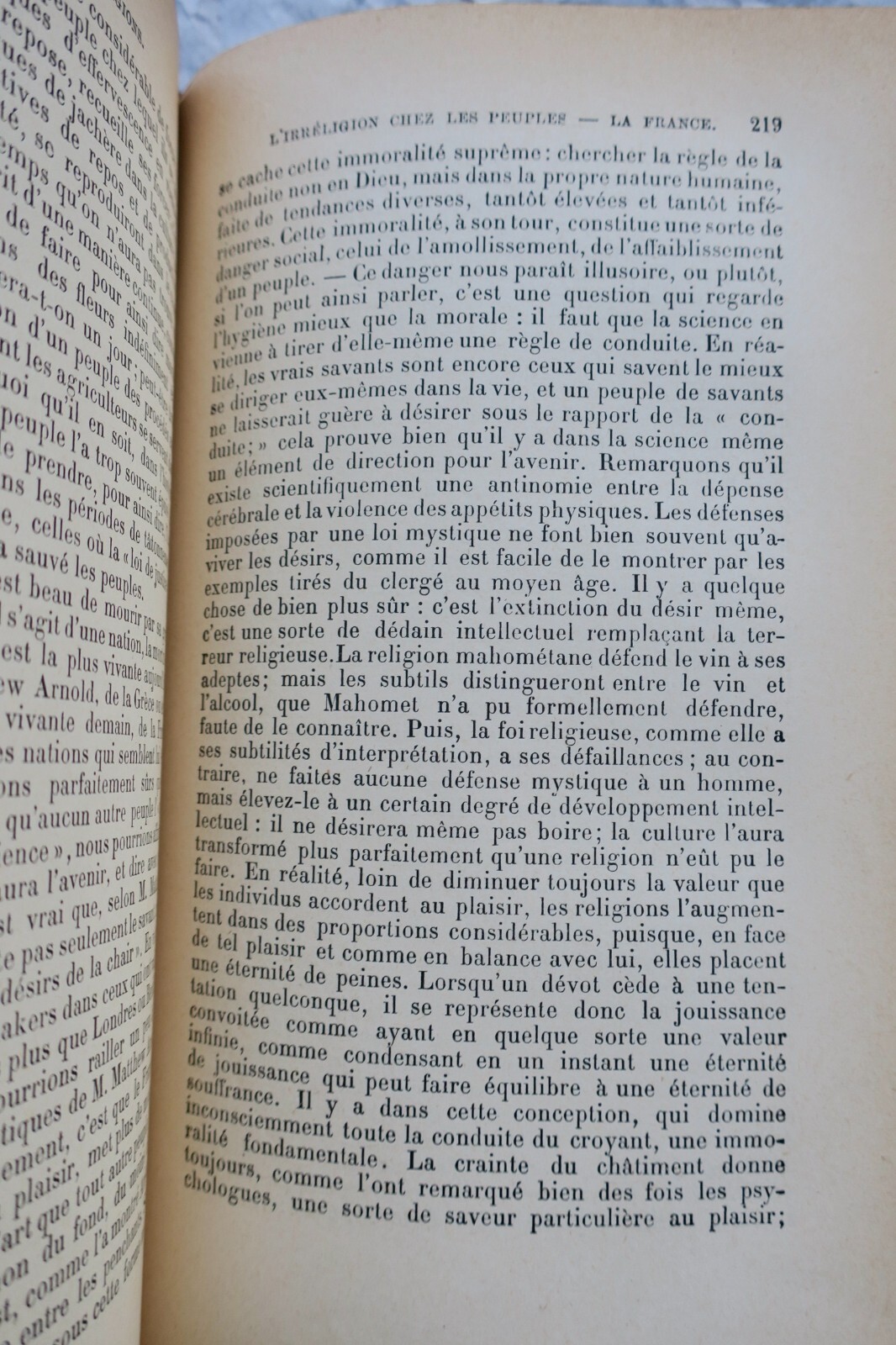 Die Irreligion der Zukunft: Soziologische Studie<span class="lla-card-orig-wrap"><span class="lla-card-orig">❦ L’IRRELIGION DE L’AVENIR. ETUDE SOCIOLOGIQUE 1906</span></span> - La Librairie Antique
