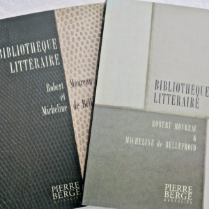 Literary Library Robert Moureau and Micheline de Bellefroid