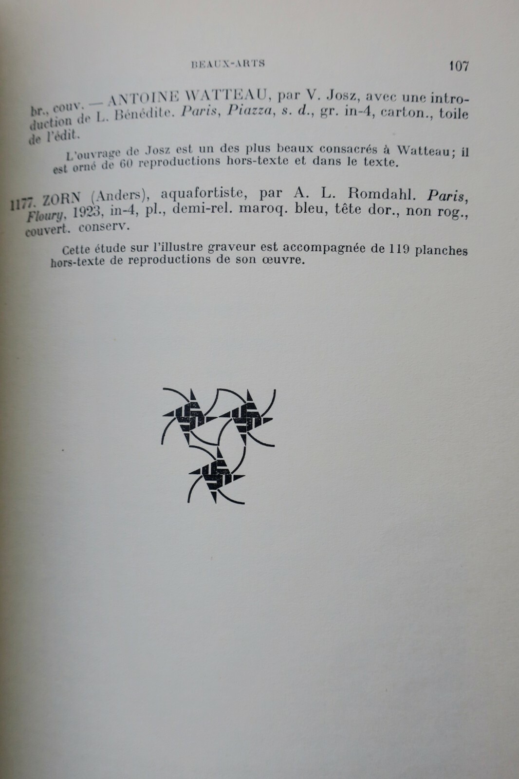 Livres anciens et modernes, provenant de la succession 1936 BESOMBES - La Librairie Antique