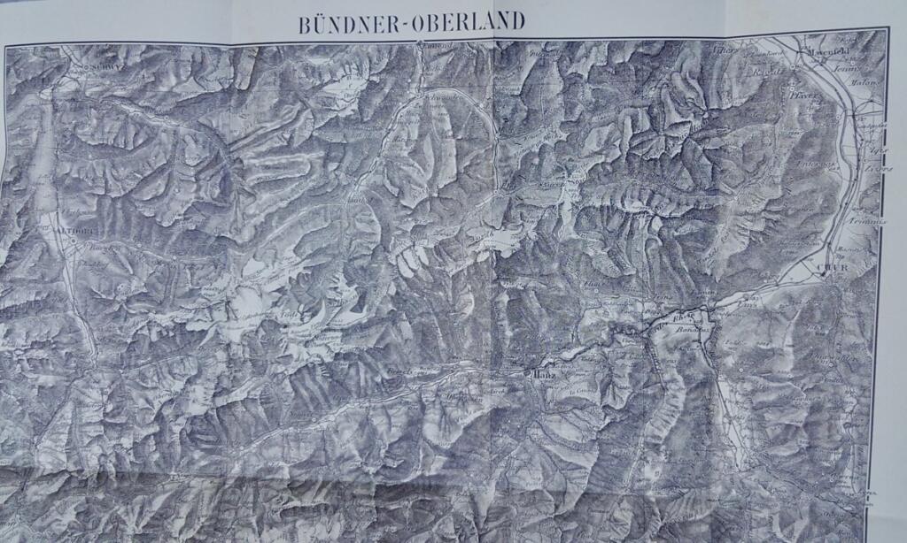1900年左右格劳宾登上地区插图指南