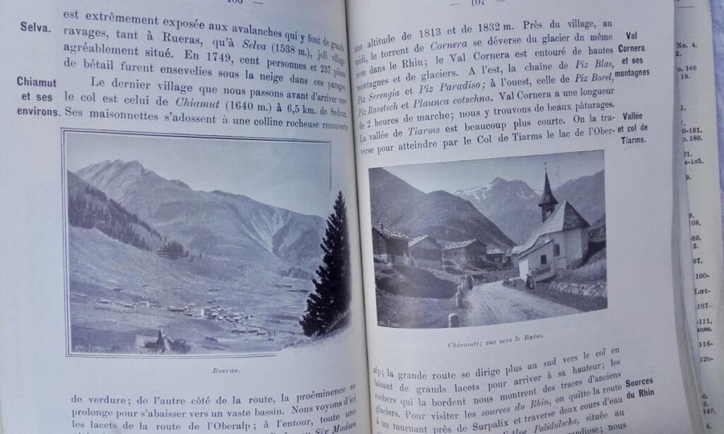 1900年左右格劳宾登上地区插图指南