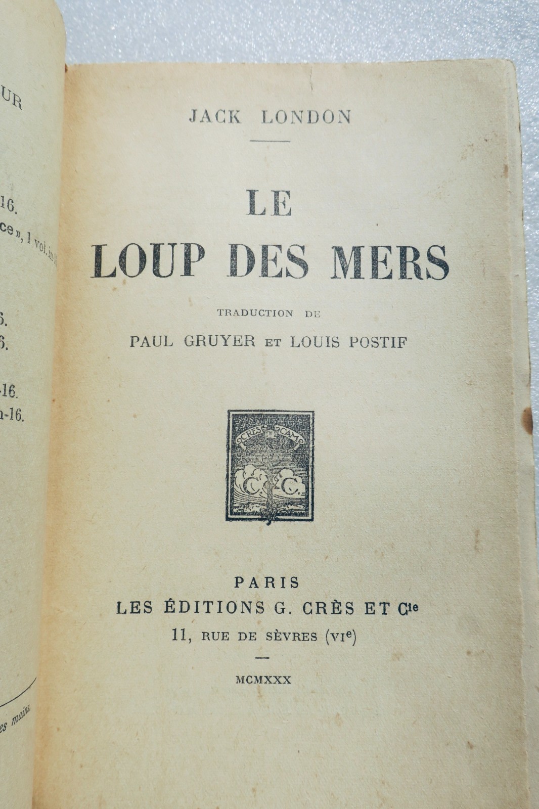 Seeadventures und Abenteuer auf dem Meer<span class="lla-card-orig-wrap"><span class="lla-card-orig">❦ LONDON Jack Le loup des mers</span></span> - La Librairie Antique