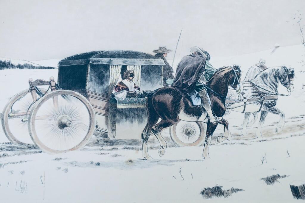 Hand-signed engraving from 1895