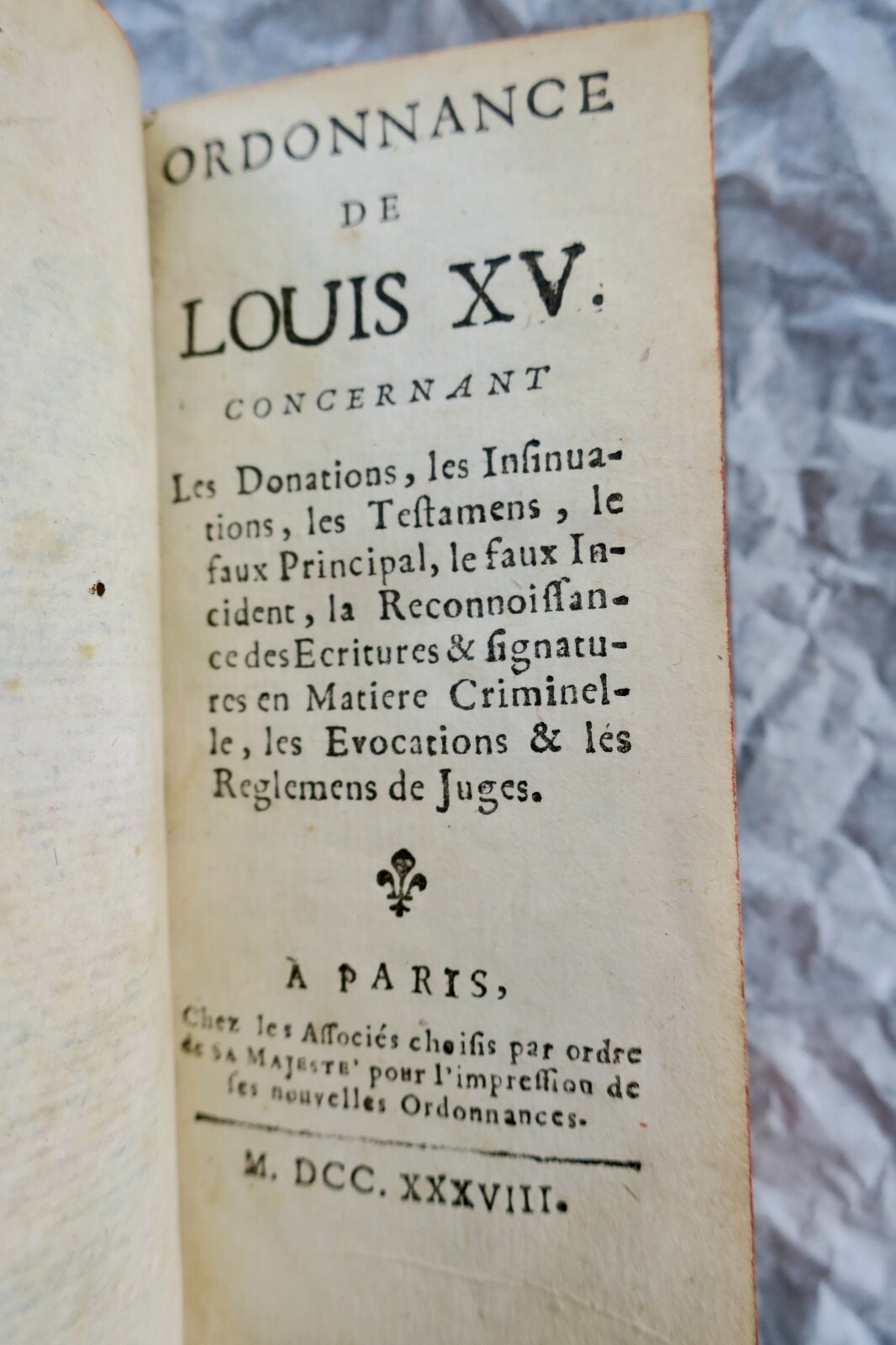 Louis XV's Rechtsvorschriften - Image 7