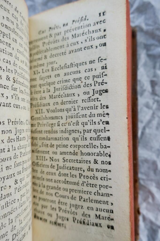 Louis XV's Rechtsvorschriften