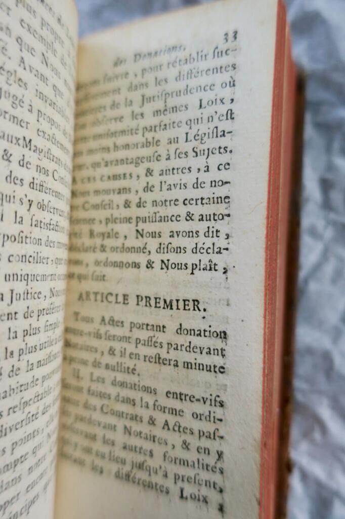 Louis XV's Rechtsvorschriften
