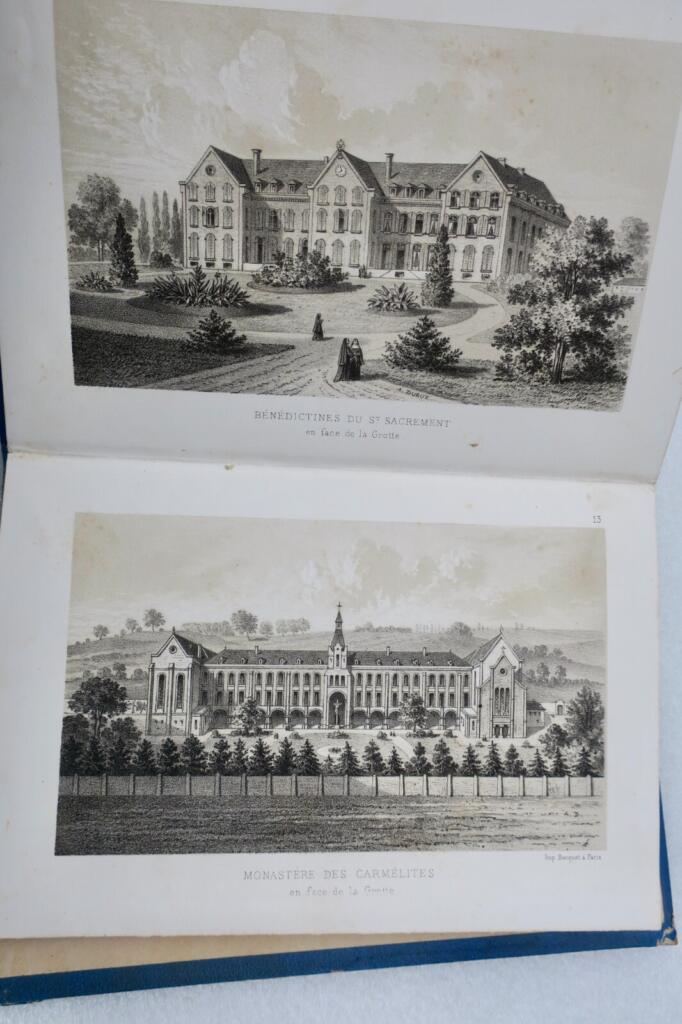 Lourdes souvenirs de N. D. de Lourdes lithographies