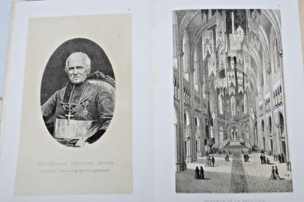 Lourdes souvenirs de N. D. de Lourdes lithographies