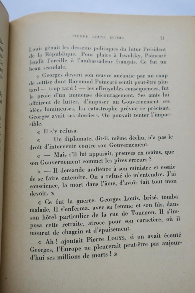 Louÿs intime « le solitaire du hameau »