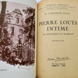 Louÿs intime "le solitaire du hameau"