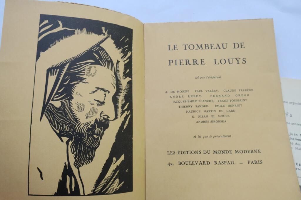Dedication to Pierre Louÿs